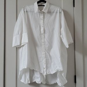 Oversized white shirt